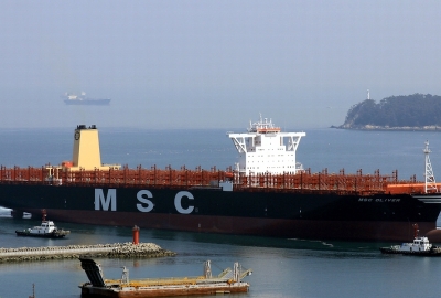 Kontenerowiec MSC Oliver już po próbach morskich